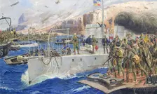 Alhucemas Landing, 1929. Creator: José Moreno Carbonero