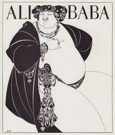 Ali Baba, Cover Design for a proposed edition of The Forty Thieves, 1897. Creator: Aubrey Beardsley