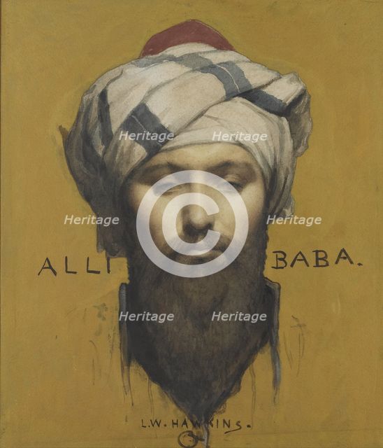 Ali Baba. Artist: Hawkins, Louis Welden (1849-1910)