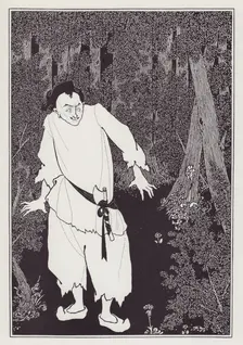 Ali Baba in the Wood, 1897. Creator: Aubrey Beardsley