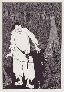 Ali Baba in the Wood, 1897. Creator: Aubrey Beardsley