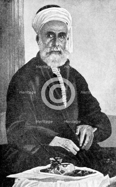 Ali bin Hussein (1879-1935), first King of Hejaz (Al-Hijaz), Saudi Arabia, 1922. Artist: Unknown