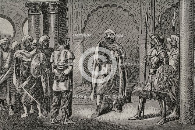 Ali ibn Hammud al-Nasir, (d. 1018), Sixth caliph of the Caliphate of Córdoba (1016-1018), 1890.  Creator: Joan Serra y Pausas.