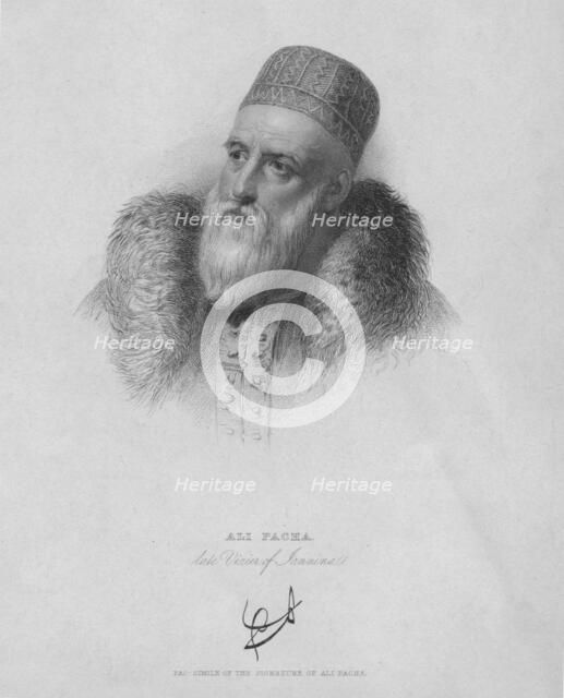 'Ali Pacha', (1832). Creator: William Finden.