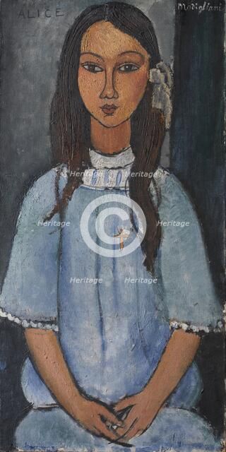 Alice, 1916-1919. Creator: Amadeo Modigliani.