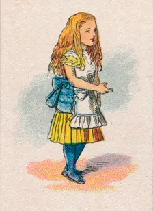 Alice and the Thimble, 1930. Artist: John Tenniel