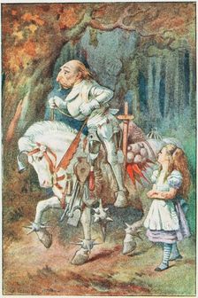 Alice and the White Knight , 1911. Creator: Tenniel, Sir John (1820-1914)