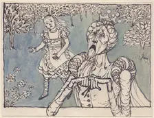 Alice and the White Queen, 1953. Creator: Shirley Markham