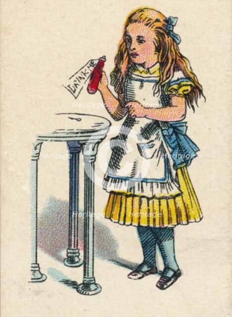 Alice and the Bottle, 1930. Artist: John Tenniel