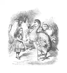 Alice and the Dodo 1889. Artist: John Tenniel