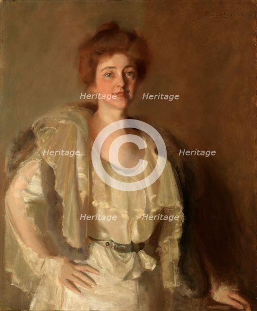 Alice Barney in Whites and Browns, 1898. Creator: Pierre Troubetzkoy.