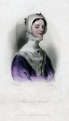 Alice Bridgenorth, a character in Walter Scott's novel Peveril of the Peak, 1833