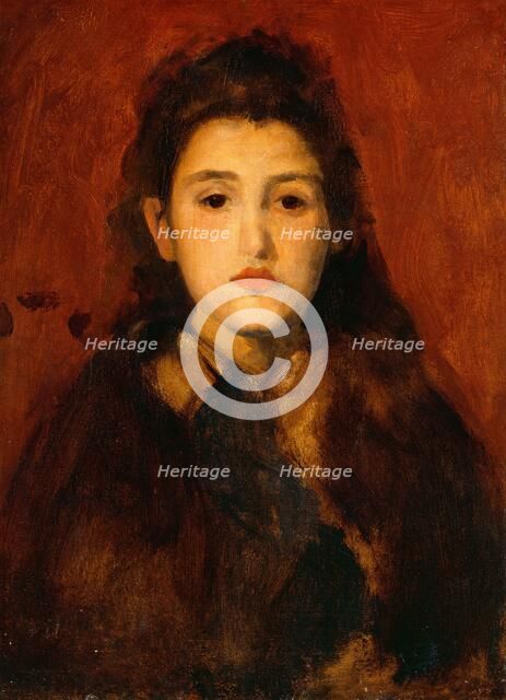 Alice Butt, c. 1895. Creator: James Abbott McNeill Whistler.