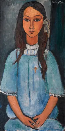 Alice, c. 1918. Artist: Modigliani, Amedeo (1884-1920)