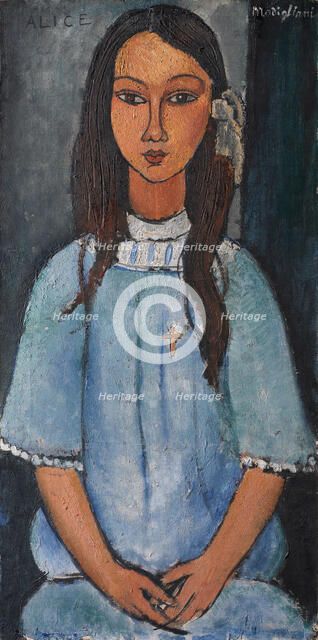 Alice, c. 1918. Artist: Modigliani, Amedeo (1884-1920)