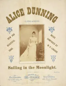 Alice Dunning, 1874. Creator: Bradley & Rulofson