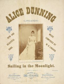 Alice Dunning, 1874. Creator: Bradley & Rulofson