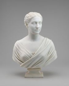 Alice Key Pendleton, model 1870, carved 1870. Creator: Hiram Powers