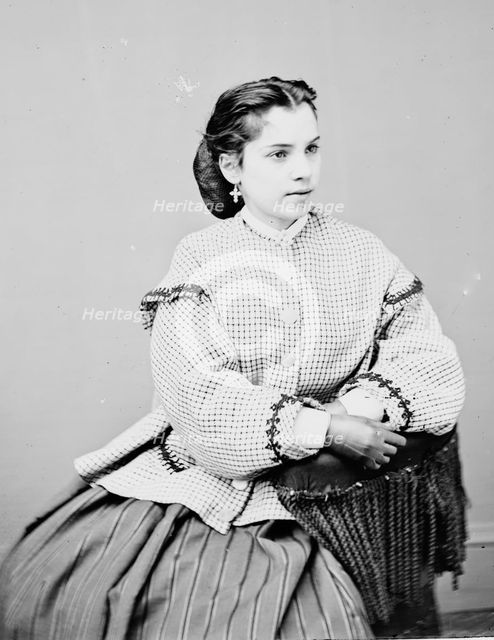 Alice Harrison, between 1855 and 1865. Creator: Unknown.