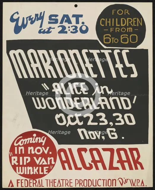 Alice in Wonderland, [193-]. Creator: Unknown.
