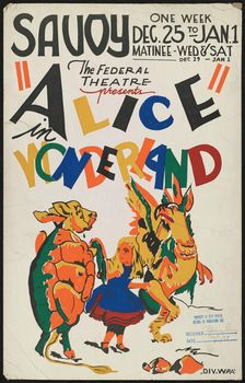 Alice in Wonderland, [193-]. Creator: Unknown