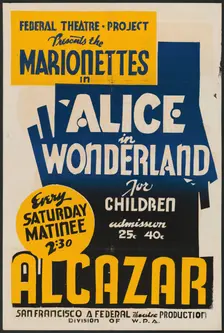 Alice in Wonderland, San Francisco, 1937. Creator: Unknown