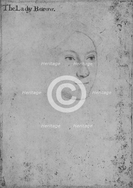 'Alice London, Lady Borough', c1541 (1945). Artist: Hans Holbein the Younger.
