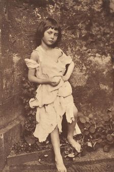 Alice Liddell as "The Beggar Maid", 1858. Creator: Lewis Carroll