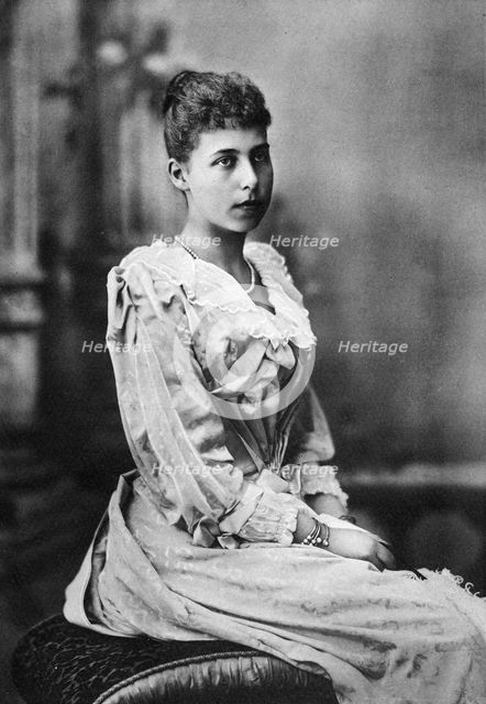 Alice Maud Mary, Grand Duchess of Hesse-Darmstadt, c1860s. Artist: Unknown
