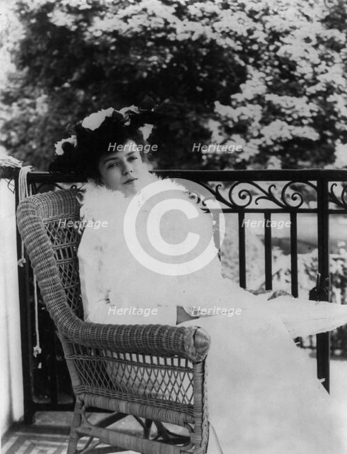Alice Roosevelt Longworth, between c1890 and c1910. Creator: Frances Benjamin Johnston.