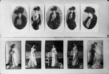 Alice Roosevelt Longworth photographs presentation display, between c1890 and c1910. Creator: Frances Benjamin Johnston