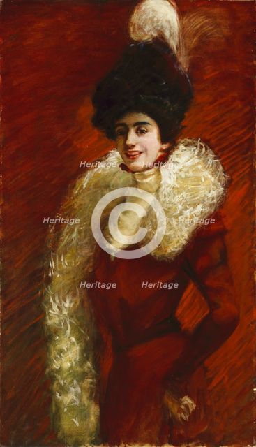 Alice Warder Garrett, ca. 1909-1910. Creator: Alice Pike Barney.