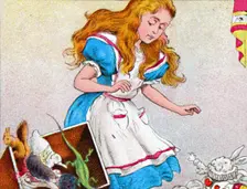 Alice was growing larger again c1900