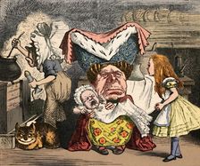 Alice, the Duchess, and the Baby 1889. Artist: John Tenniel