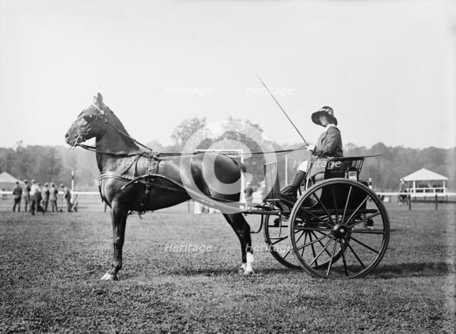 Alix Dolan & "Pride of Jersey", 1913. Creator: Bain News Service.