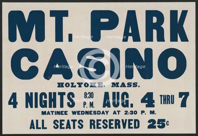 All of a Summer Evening, Holyoke, MA, 1937. Creator: Unknown.