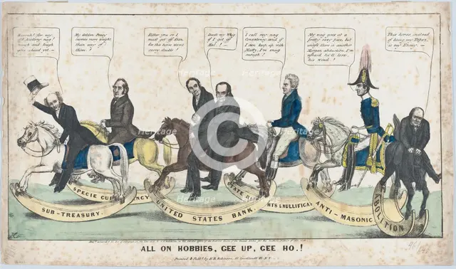 All on Hobbies, Gee Up, Gee Ho!, 1838. Creator: Edward Williams Clay.