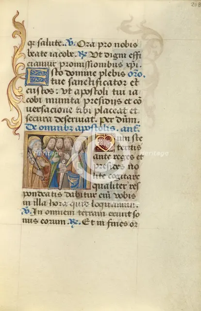 All Apostles; Poncher Hours, about 1500. Creator: Master of Jacques de Besancon.