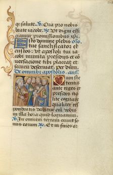 All Apostles; Poncher Hours, about 1500. Creator: Master of Jacques de Besancon