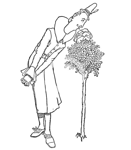 'All Cares and Sorrows Were Forgotten By Him Who Inhaled Its Fragrance', c1930. Artist: W Heath Robinson.