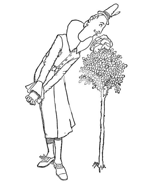 'All Cares and Sorrows Were Forgotten By Him Who Inhaled Its Fragrance', c1930. Artist: W Heath Robinson.