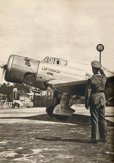 All clear for the start at Tempelhof Airport, Berlin, c1936 (c1937)