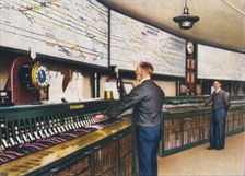 All-electric signal box, 1938