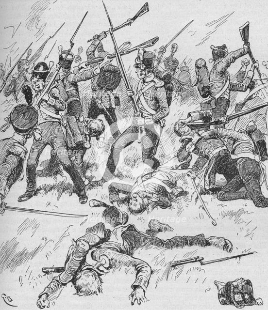 All Formation Was Lost, And Each Man Fought For Himself, 1902. Artist: GB.