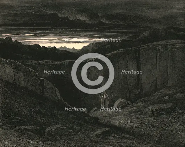 'All hope abandon, ye who enter here', c1890.  Creator: Gustave Doré.