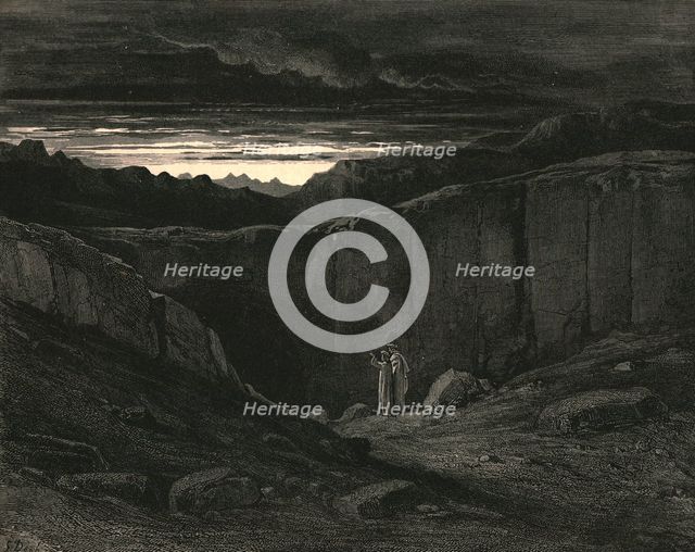 'All hope abandon, ye who enter here', c1890.  Creator: Gustave Doré.