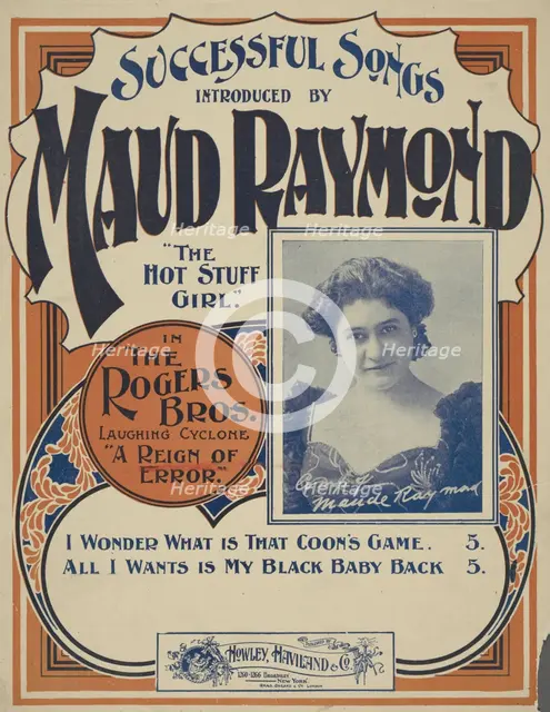 'All I wants is my black baby back', 1898. Creator: Unknown.
