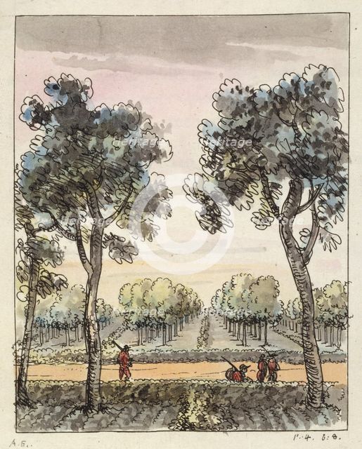 All Italy is like a Garden, 1786.  Creator: Elias Martin.