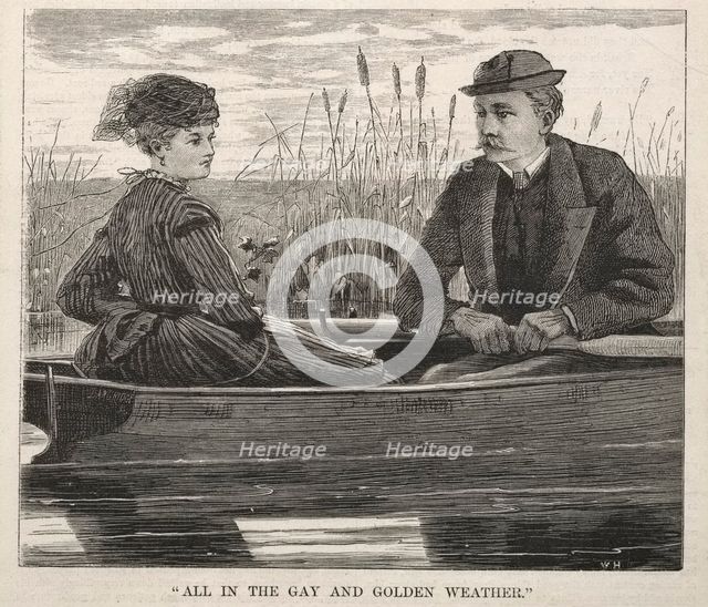"All in the Gay and Golden Weather", 1869. Creator: Winslow Homer (American, 1836-1910).