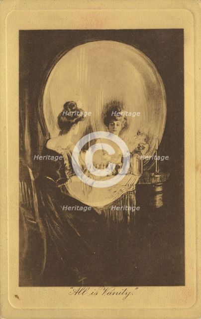 All is Vanity, c. 1900.